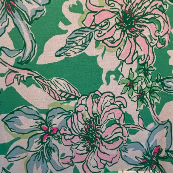 LILLY PULITZER MOANA 3/4 SLEEVE MAXI SPEARMINT BLOSSOM VIEWS SMALL - Picture 7 of 9